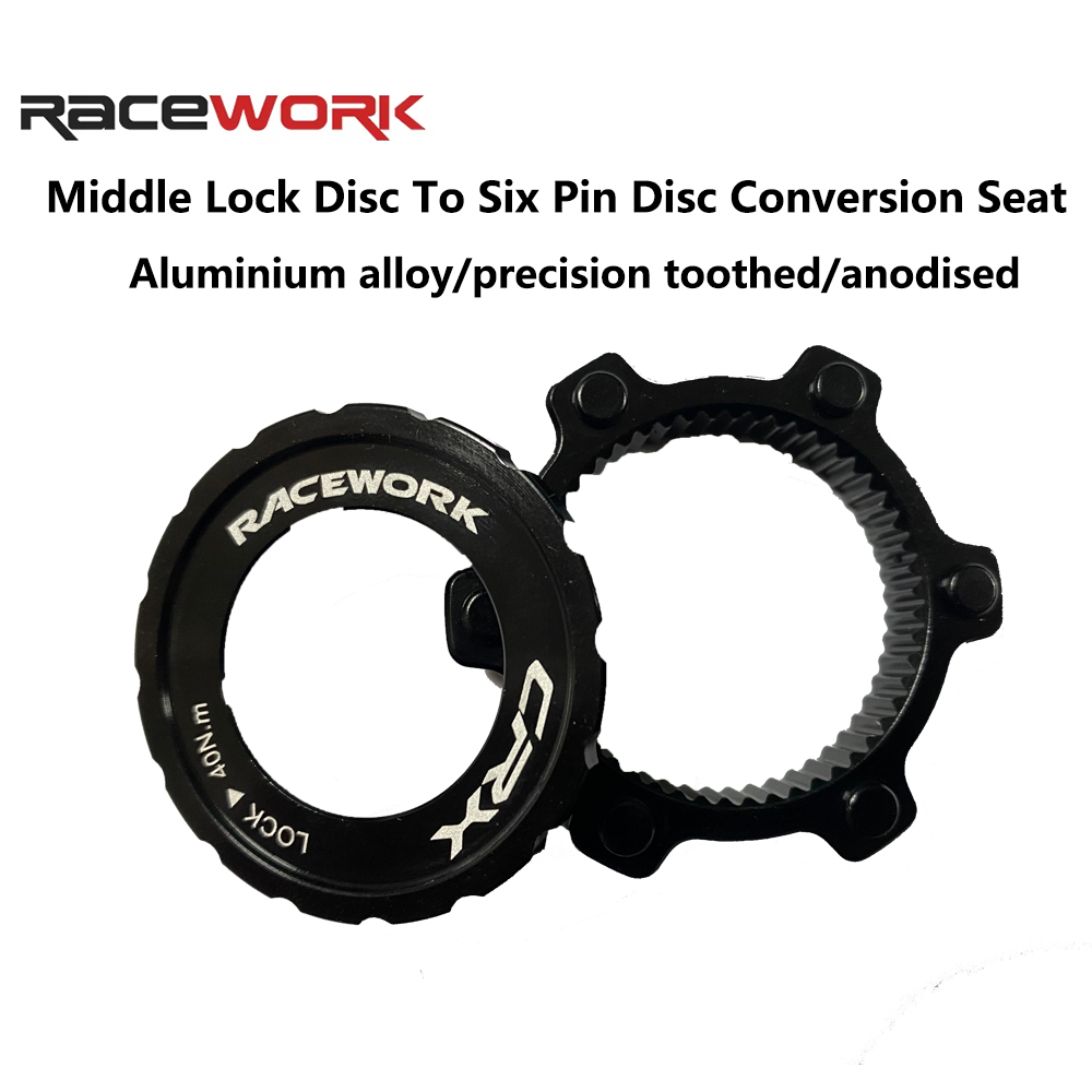 Mtb Brake Rotor - RACEWORK Adattatore Centerlock a 6 fori