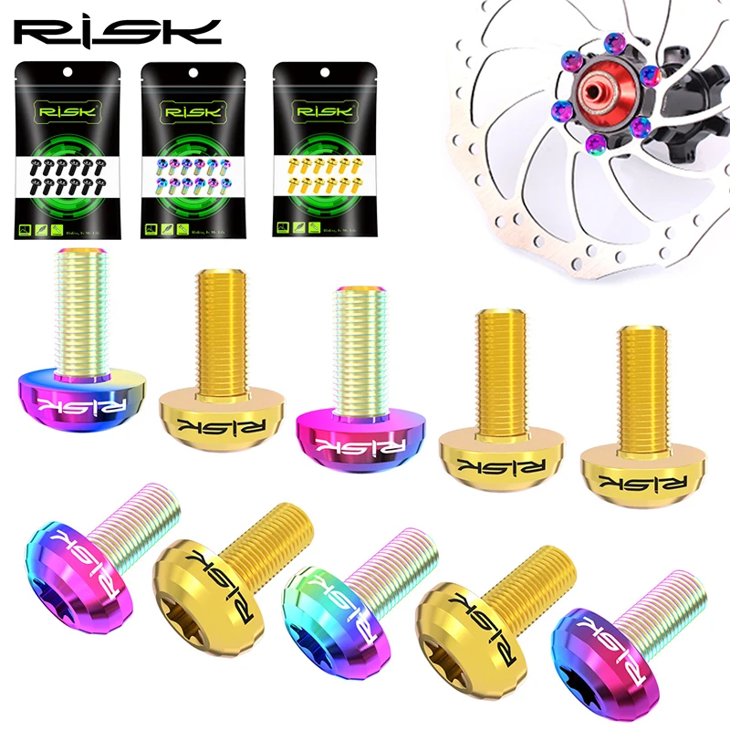 Mtb Brake Rotor - RISK 12 pz. Bulloni Freno a