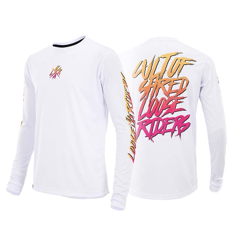 Mountain Biking Downhill - Maglia a Maniche Lunghe da Uomo