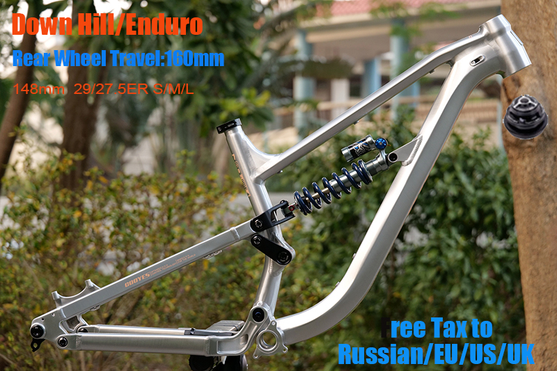 Mountain Biking In The Uk - Telaio Bici Soft Tail in Lega