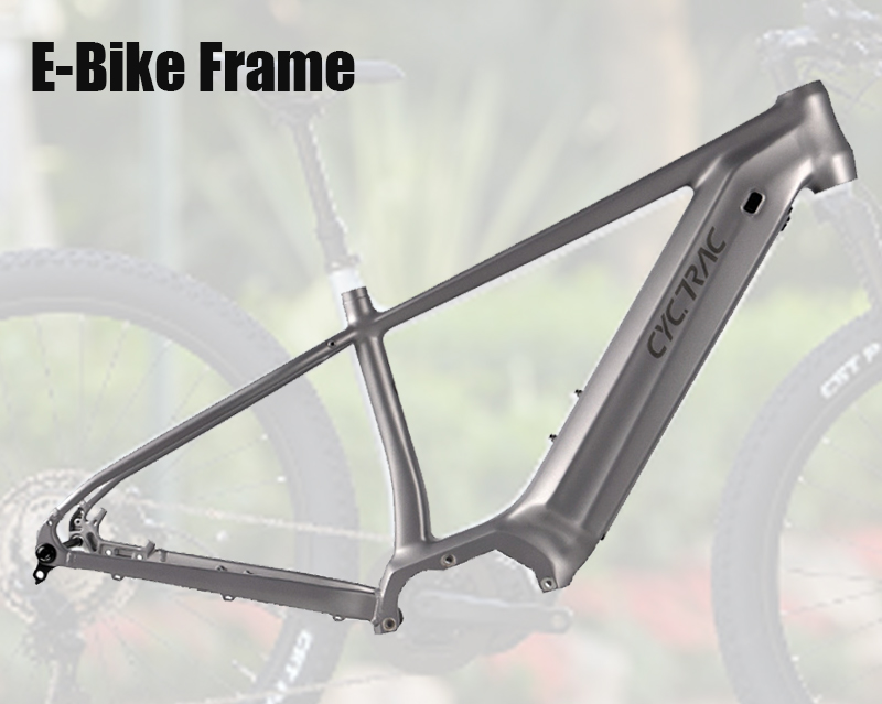 Mountain Biking In The Uk - Telaio E-Bike in Lega di Alluminio