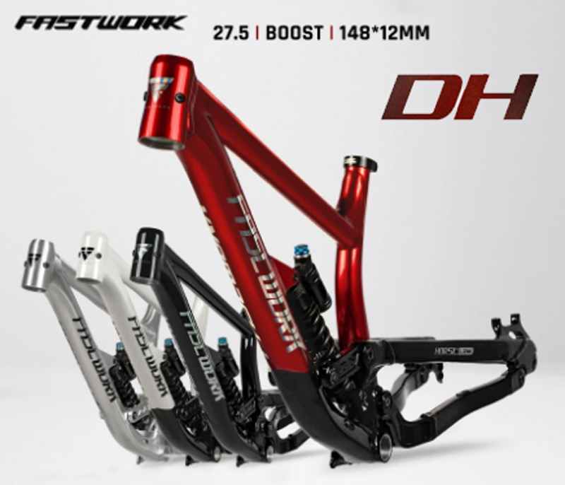 Mountain Biking In The Uk - Telaio Full Suspension DH in Alluminio
