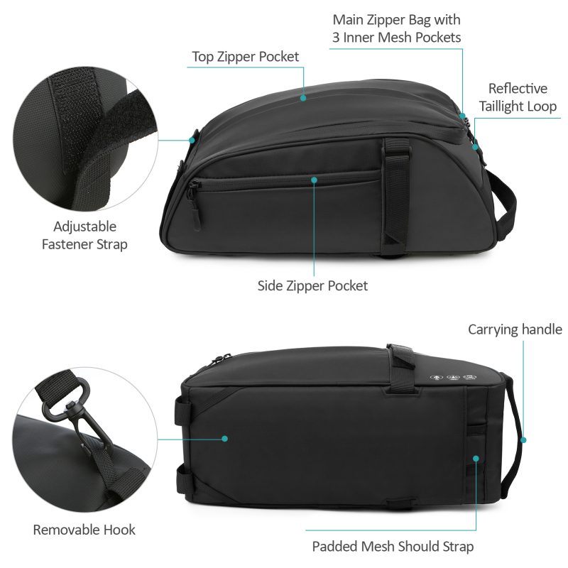 Borsa da sella riflettente per - Mountain Biking Fanny Pack recensione e prezzo