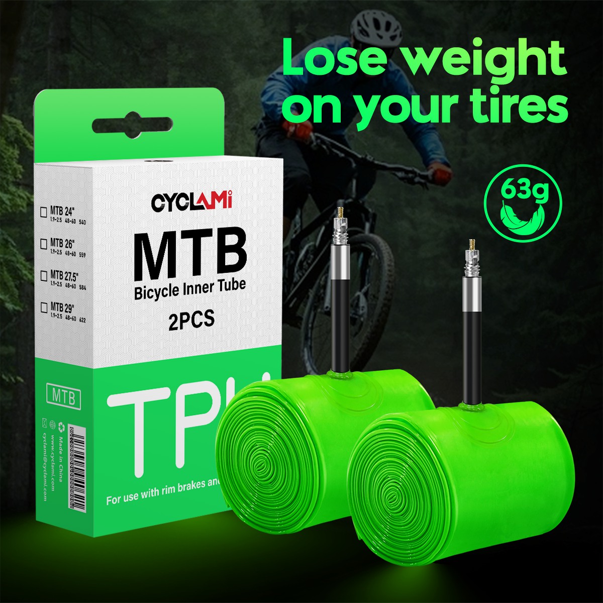 CYCLAMI Camera d'aria per bici - Mountain Biking Shoes recensione e prezzo