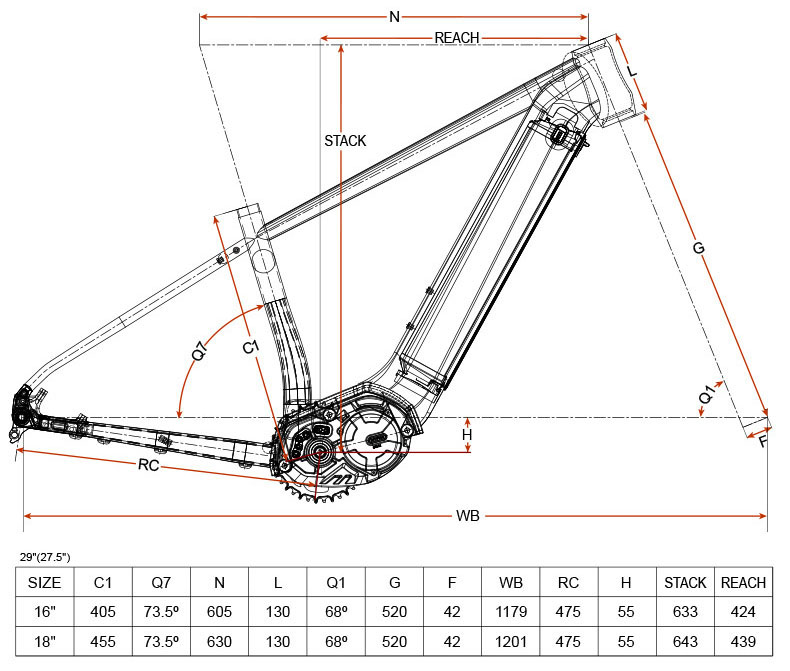 Telaio E-Bike in Lega di Allum - Mountain Biking In The Uk recensione e prezzo