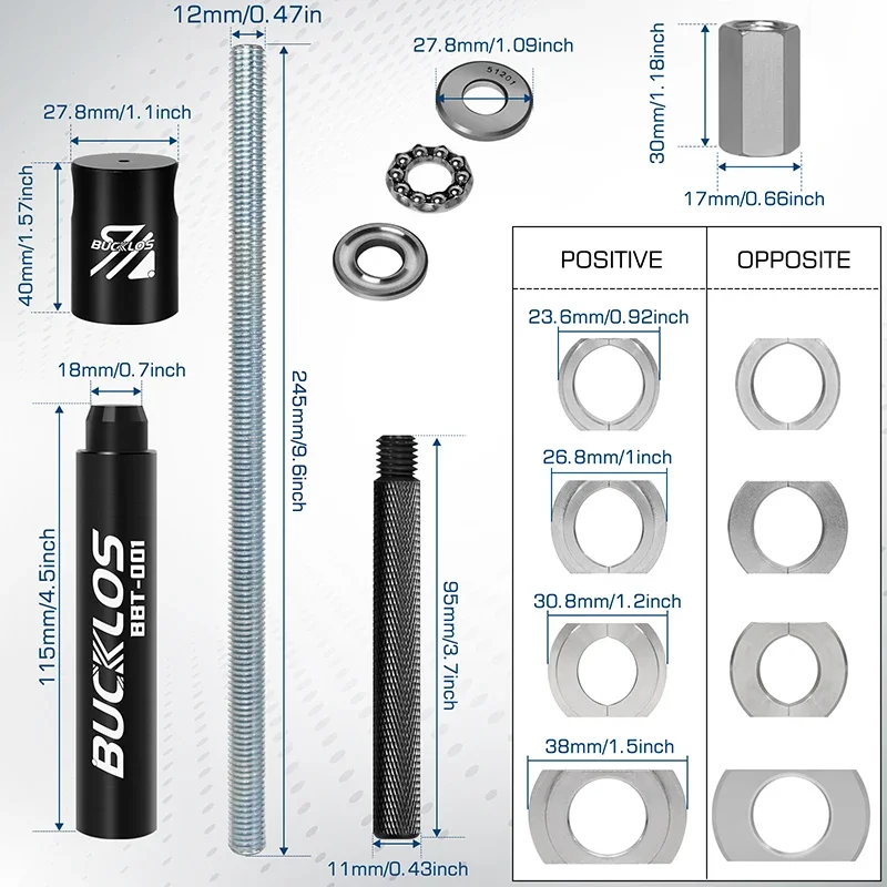 BUCKLOS staffa inferiore per b - Bottom Bracket Press recensione e prezzo
