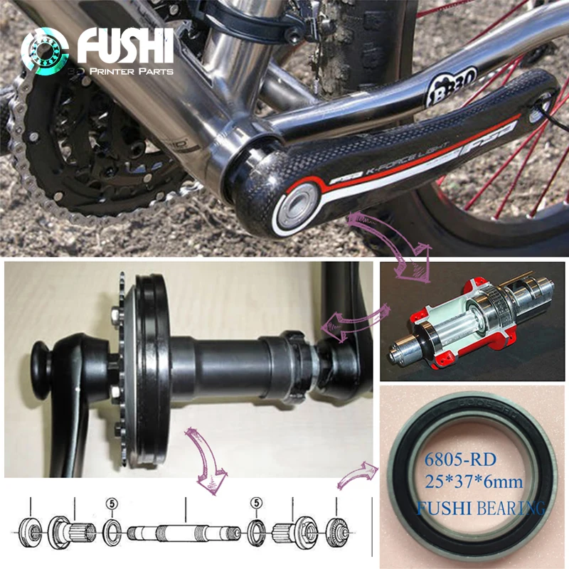 4 Pezzi 6805-RD 25*37*6 mm Cus - Bottom Bracket Press recensione e prezzo